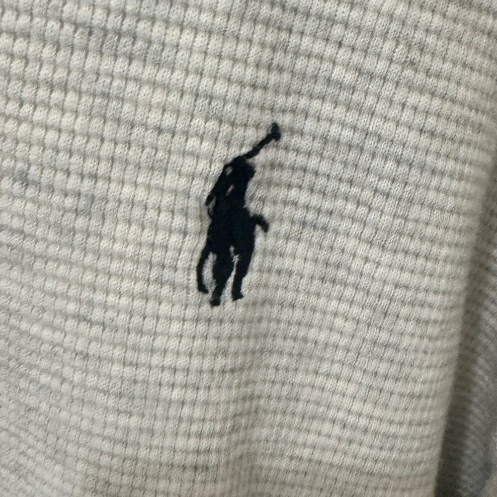 Polo Ralph Lauren Gray Long Sleeve Waffle Knit Shirt XL